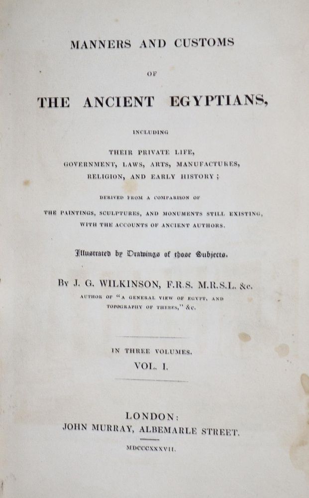 Große Abbildung Nr.3: 136-1736 Wilkinson,J.G.: (Afrika, Ägypten)