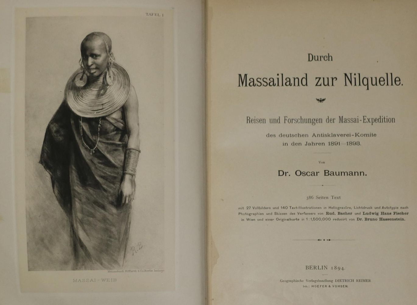 Große Abbildung Nr.1: 136-1739 Baumann,O.: (Afrika)