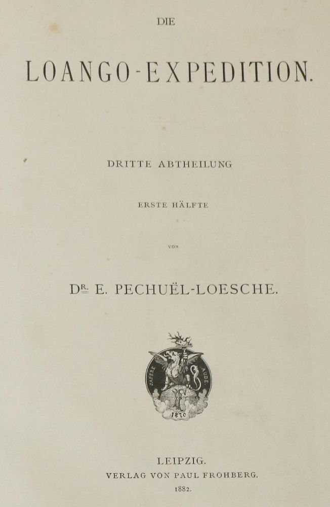 Große Abbildung Nr.1: 136-1748 Güssfeldt,P. u.a.: (Afrika)