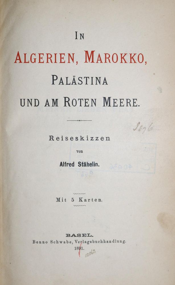Große Abbildung Nr.4: 136-1767 Stähelin,A.: (Afrika)