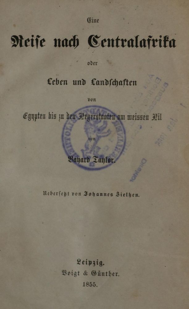 Große Abbildung Nr.1: 136-1769 Taylor,B.: (Afrika)