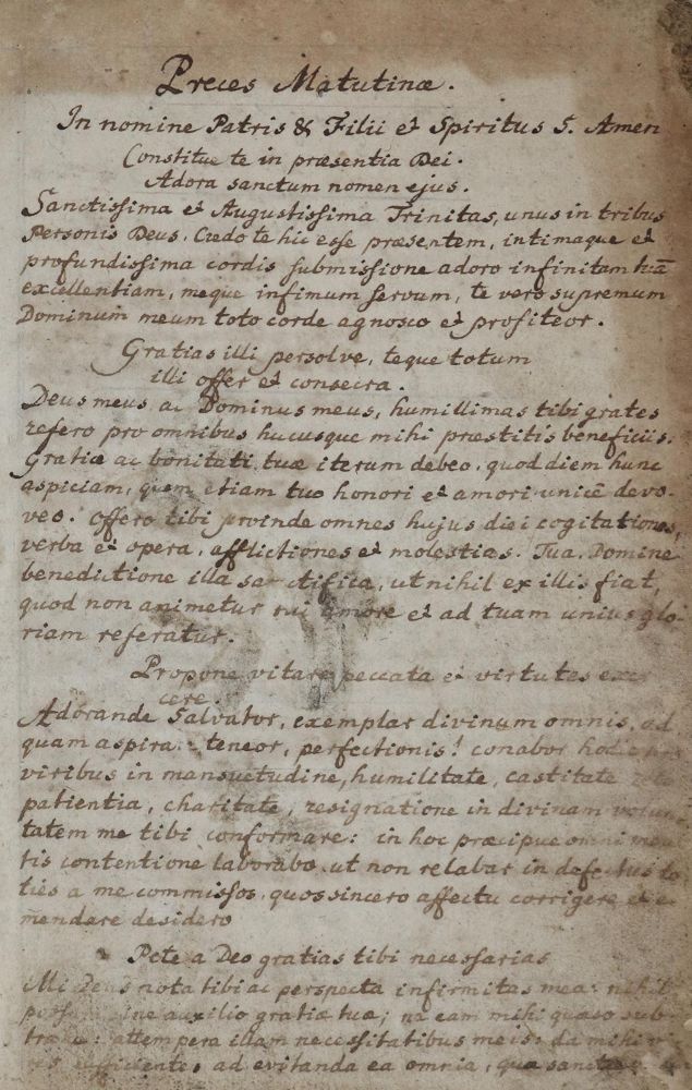 Große Abbildung Nr.1: 136-177 Varia Pietatis Exercitia: (Handschriften, Sandhoff)