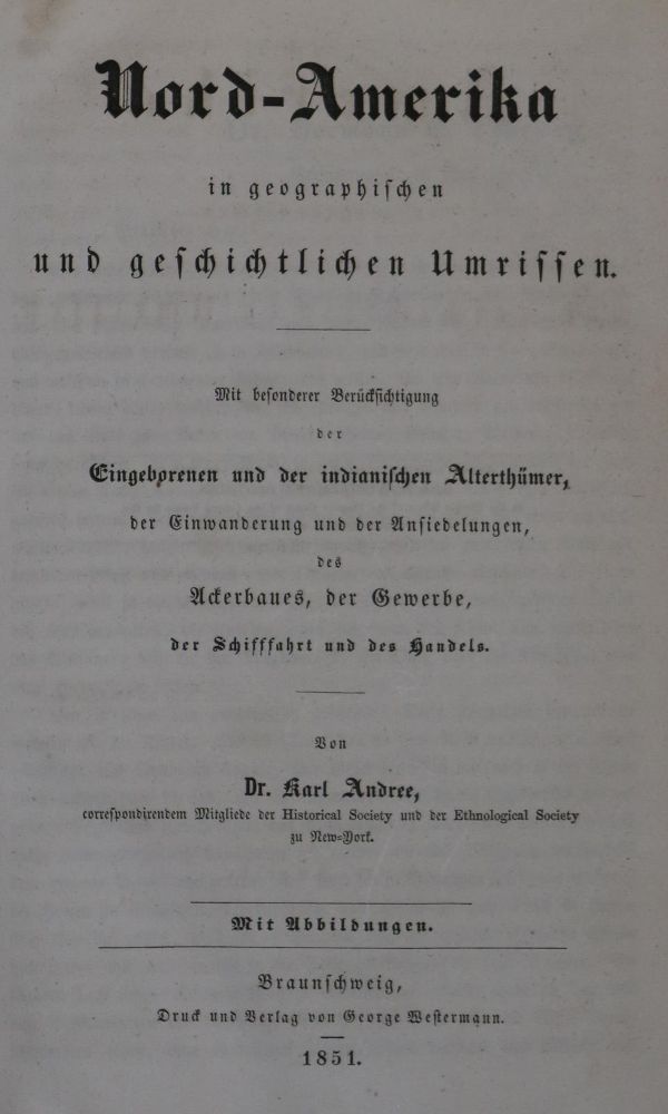 Große Abbildung Nr.1: 136-1776 Andree,K.: (Amerika)