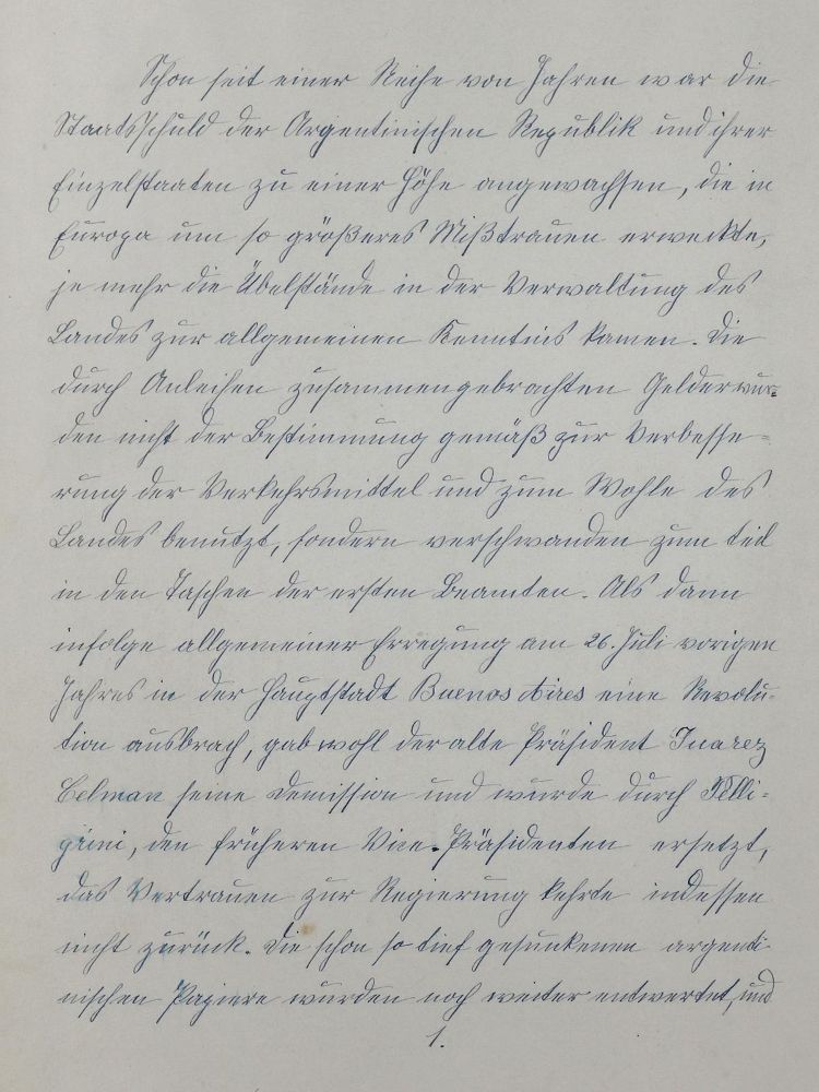 Große Abbildung Nr.4: 136-1777 Bary, Mariano de.: (Amerika, Argentinien, Handschriften)
