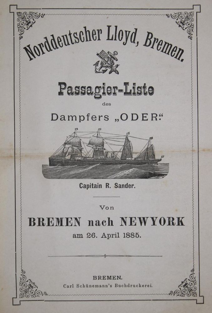 Große Abbildung Nr.1: 136-1779 Norddeutscher Lloyd.: (Amerika, Auswanderung)