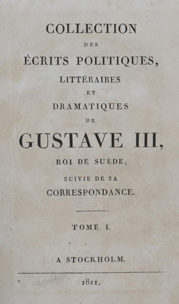 Große Abbildung Nr.1: 136-1816 Gustav III., König v. Schweden.: (Arktis-Antarktis-Nordländer, Schweden)