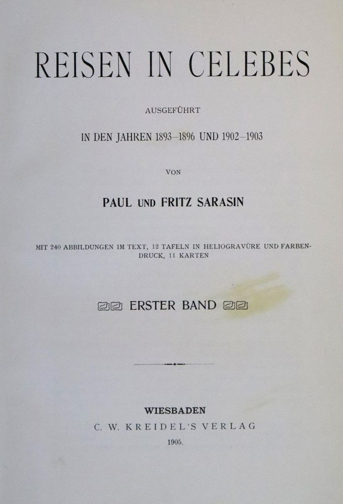 Große Abbildung Nr.3: 136-1853 Sarasin,P. u. F.Sarasin.: (Asien)