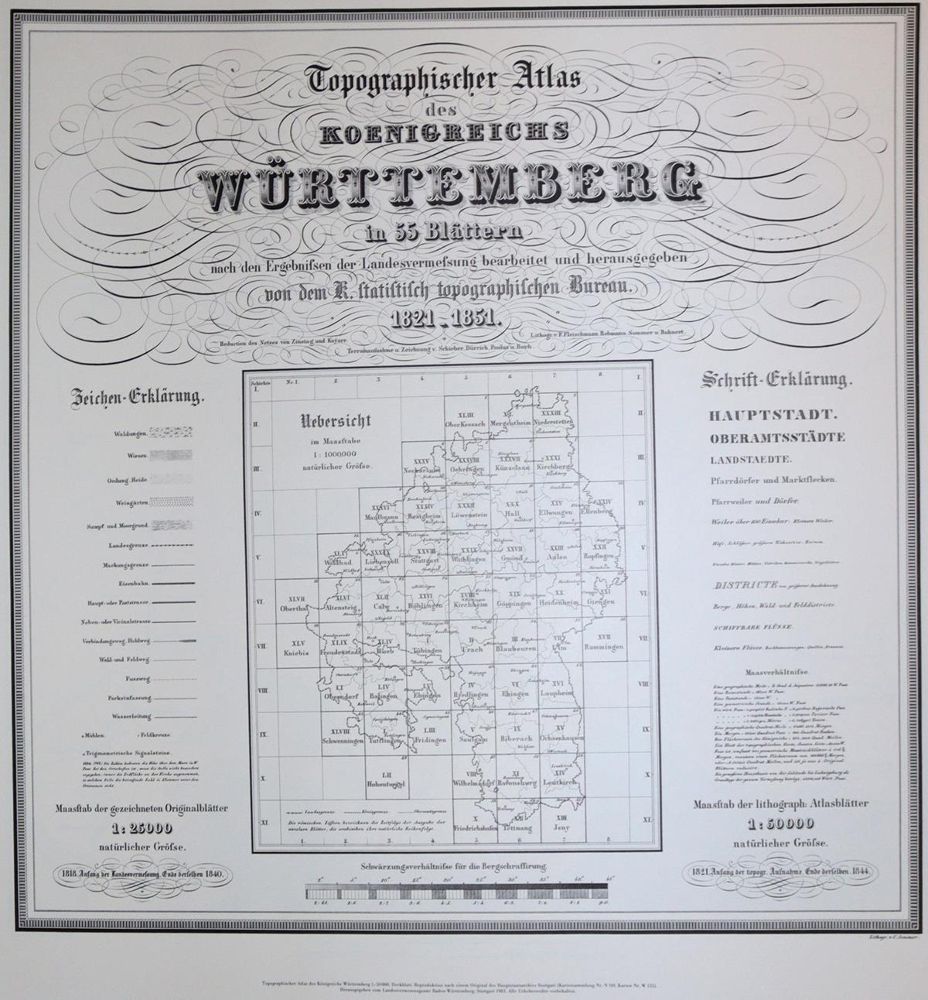 Große Abbildung Nr.3: 136-1881 Topographische Atlas, Der,: (Deutschland, Baden-Württemberg)