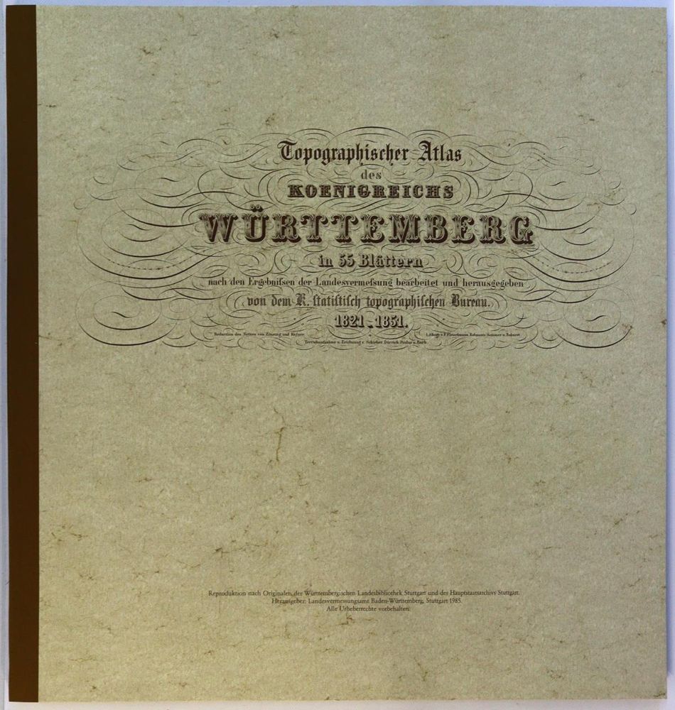Große Abbildung Nr.4: 136-1881 Topographische Atlas, Der,: (Deutschland, Baden-Württemberg)