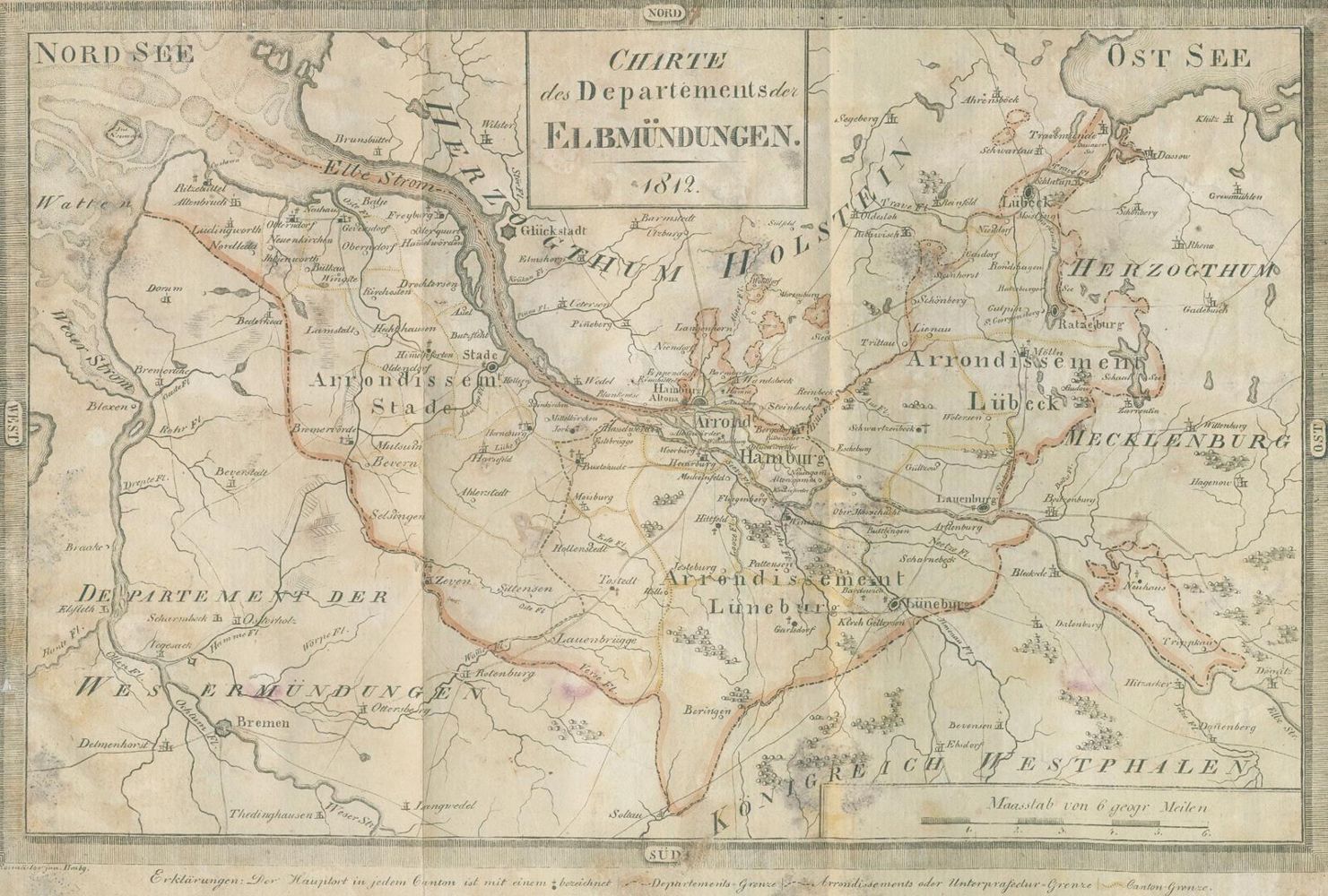 Große Abbildung Nr.1: 136-1900 Wedekind,A.C. (Hrsg.).: (Deutschland, Elb-Mündungen)
