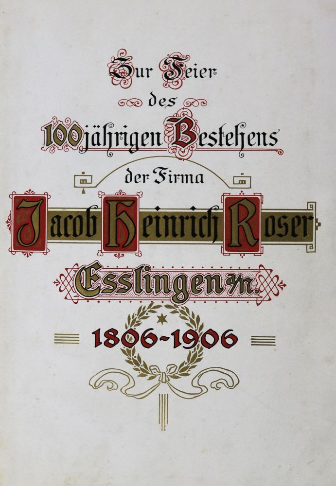 Große Abbildung Nr.1: 136-1902 Roser,J.H.: (Deutschland, Esslingen)