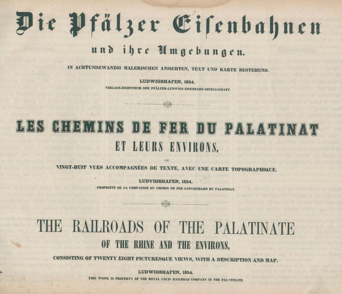 Große Abbildung Nr.1: 136-1943 Pfälzer Eisenbahnen, Die,: (Deutschland, Pfalz)