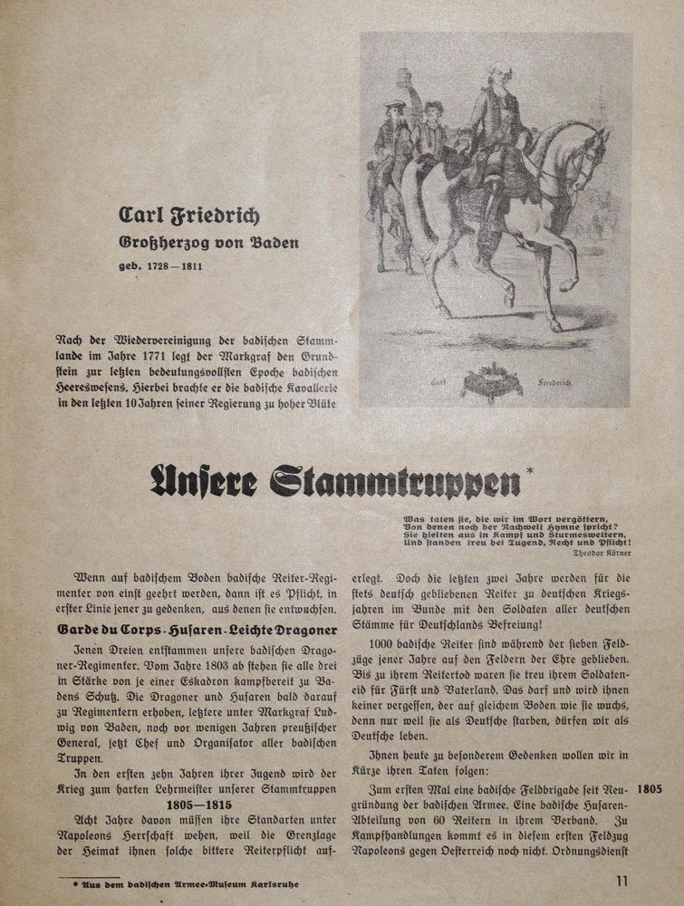 Große Abbildung Nr.2: 136-1944 1. Badischer Kavallerie-Tag.: (Deutschland, Pforzheim)