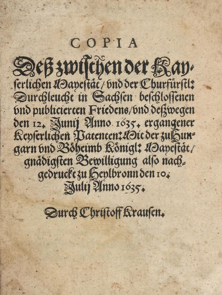 Große Abbildung Nr.1: 136-1964 Copia: (Deutschland, Sachsen)