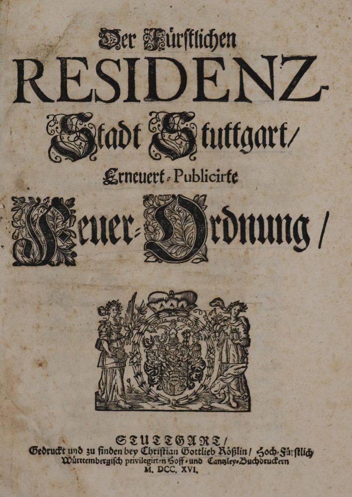 Große Abbildung Nr.1: 136-1973 Eberhard Ludwig, Herzog v. Württemberg.: (Deutschland, Stuttgart)