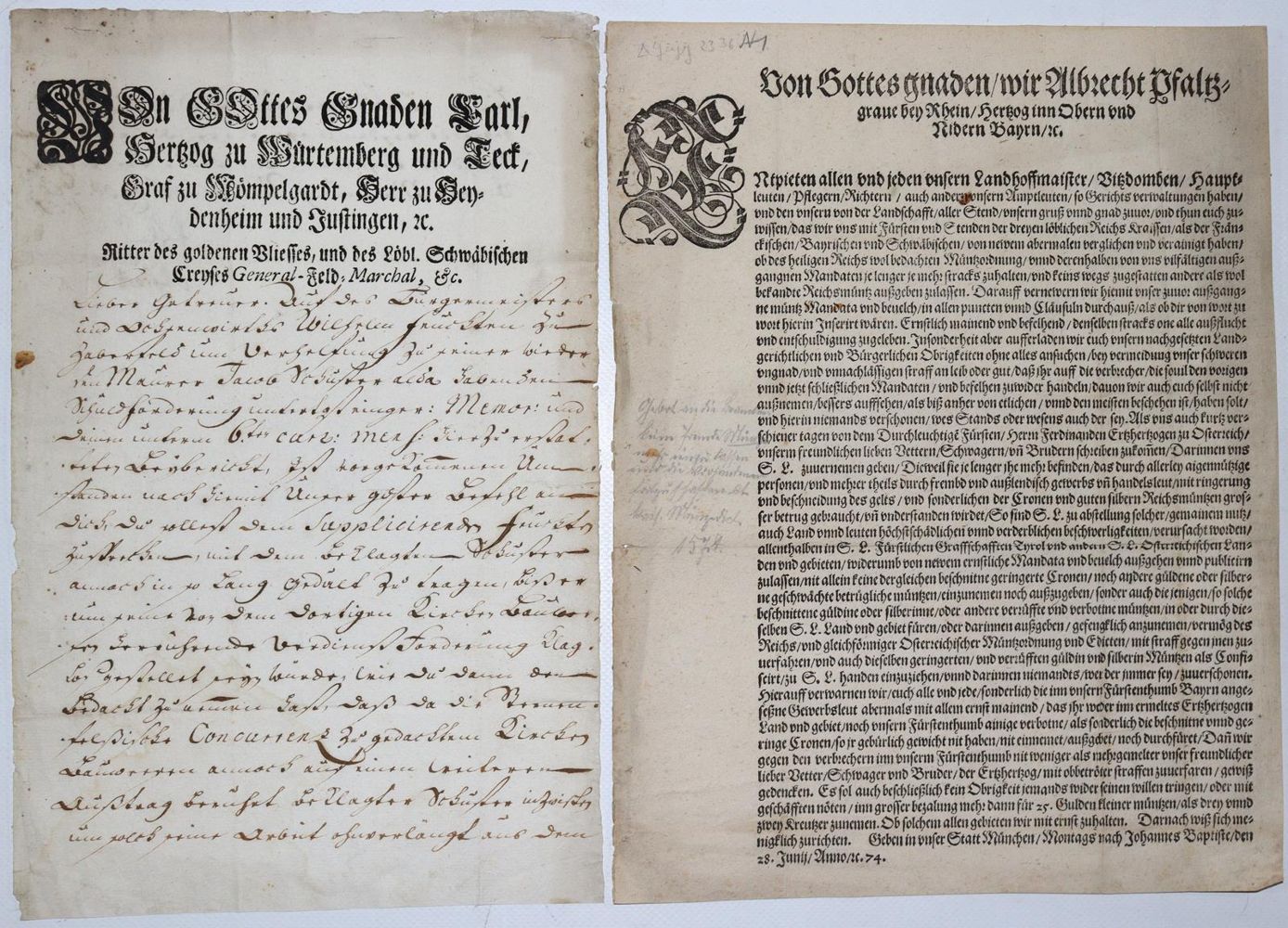 Große Abbildung Nr.2: 136-1985 Sammlung: (Deutschland, Württemberg)