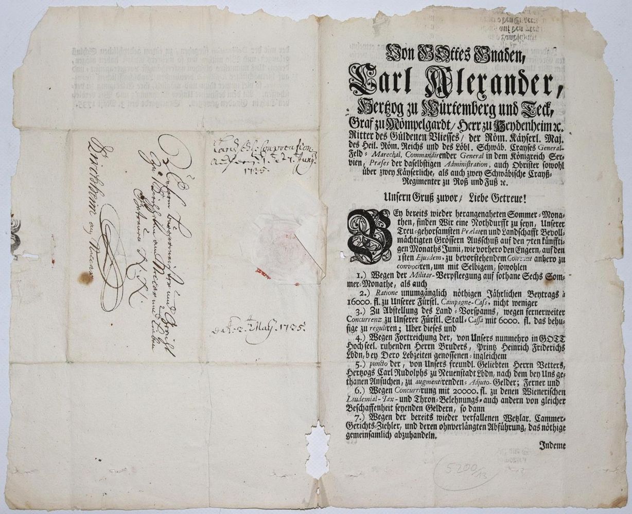 Große Abbildung Nr.5: 136-1985 Sammlung: (Deutschland, Württemberg)