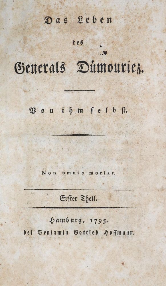 Große Abbildung Nr.1: 136-1993 Dumouriez,C.F.: (Frankreich)