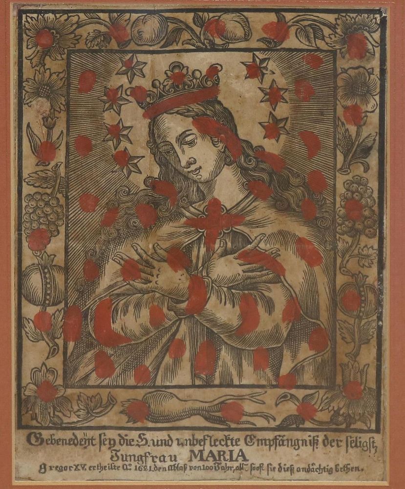 Große Abbildung Nr.1: 136-2 Ablass des Klosters Einsiedeln.: (Ablass, Einsiedeln)