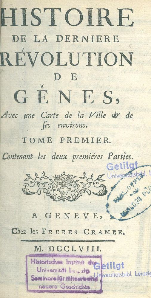 Große Abbildung Nr.1: 136-2047 Histoire: (Schweiz, Genf)
