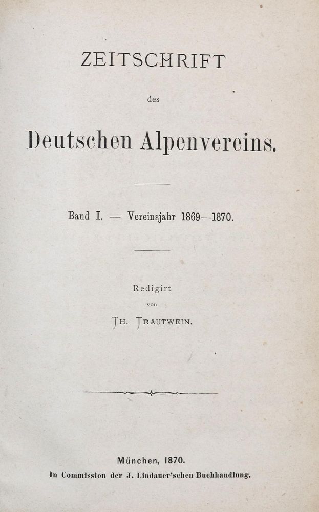Große Abbildung Nr.2: 136-2063 Trautwein,T.: (Verschiedene Länder - Geschichte, Alpen und Alpinismus)