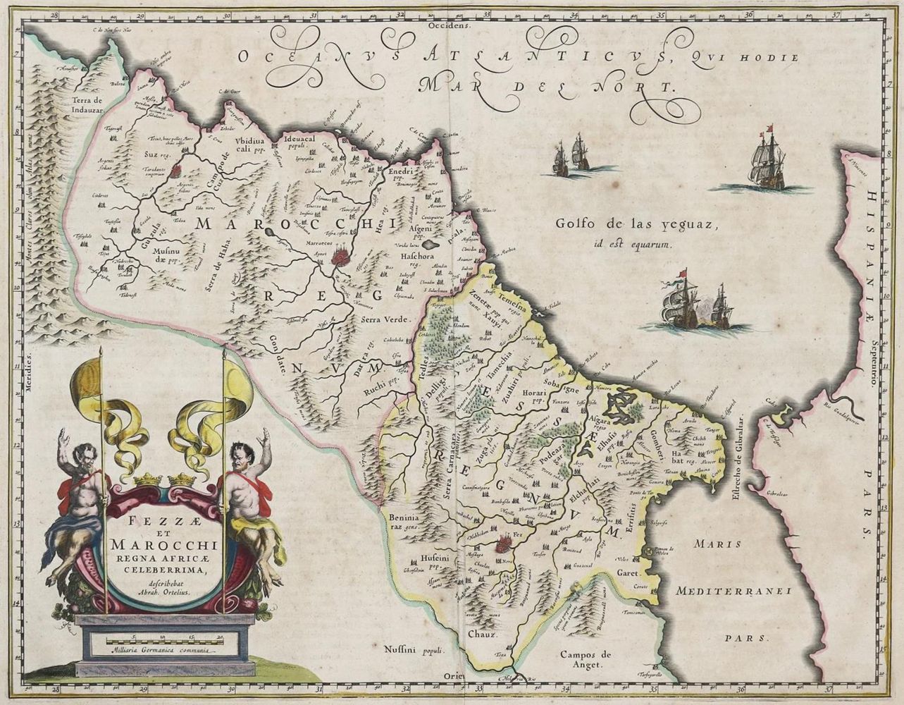 Große Abbildung Nr.3: 136-2064 Blaeu,Willem.: (Verschiedene Länder - Geschichte, Atlanten)