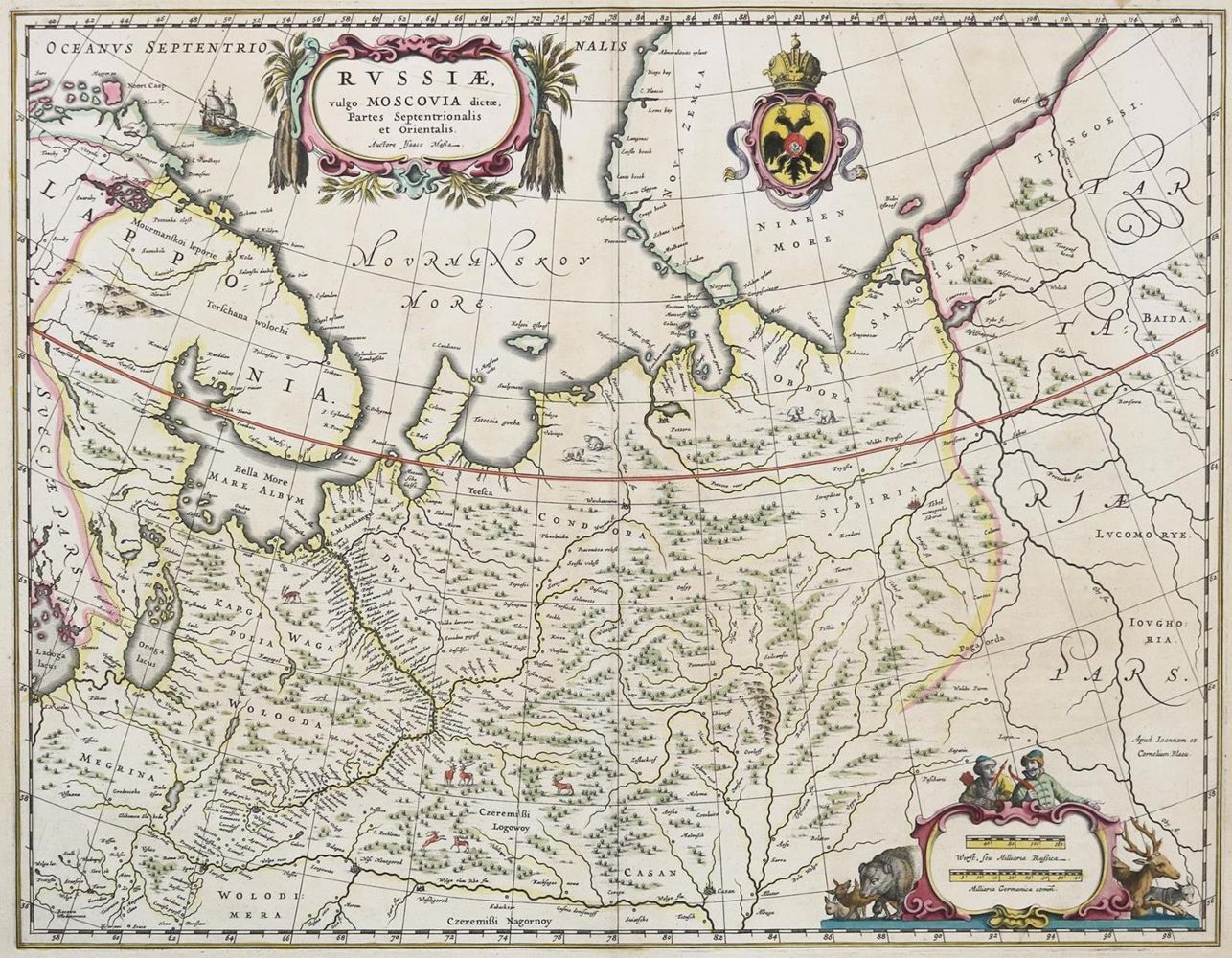 Große Abbildung Nr.5: 136-2064 Blaeu,Willem.: (Verschiedene Länder - Geschichte, Atlanten)