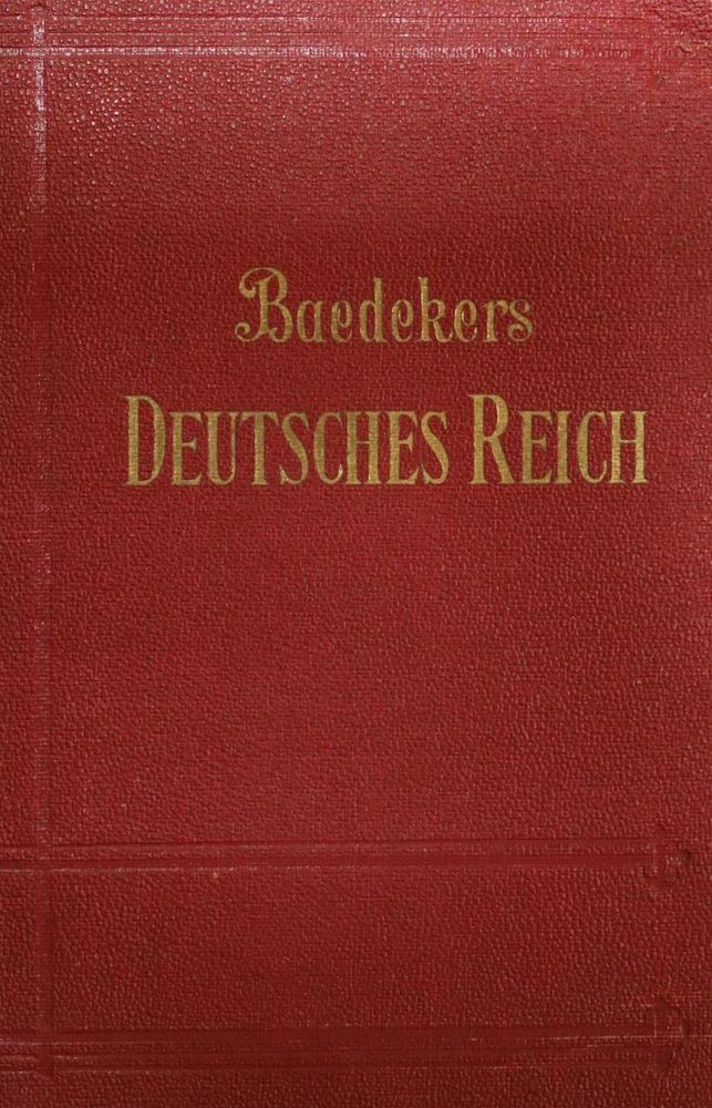 Große Abbildung Nr.1: 136-2075 Deutschland.: (Verschiedene Länder - Geschichte, Baedeker)