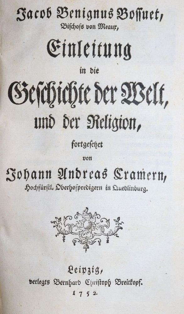 Große Abbildung Nr.1: 136-2085 Bossuet,J.B.: (Verschiedene Länder - Geschichte)
