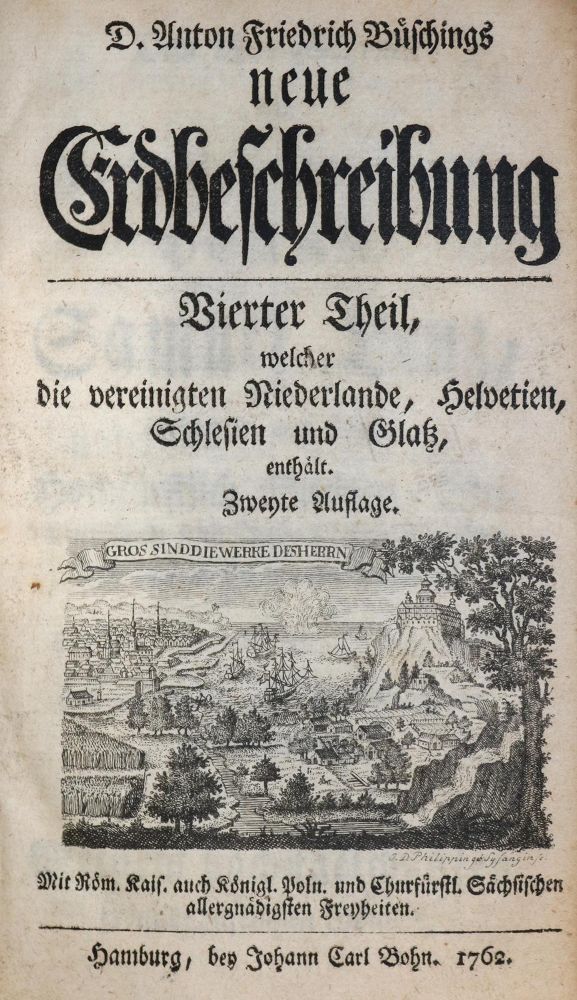 Große Abbildung Nr.1: 136-2088 Büsching,A.F.: (Verschiedene Länder - Geschichte)