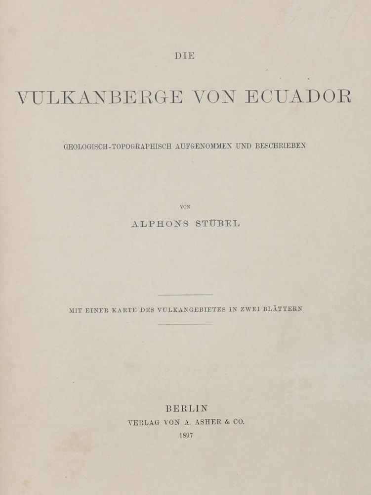 Große Abbildung Nr.1: 136-2097 Stübel,A.: (Verschiedene Länder - Geschichte, Ecuador)