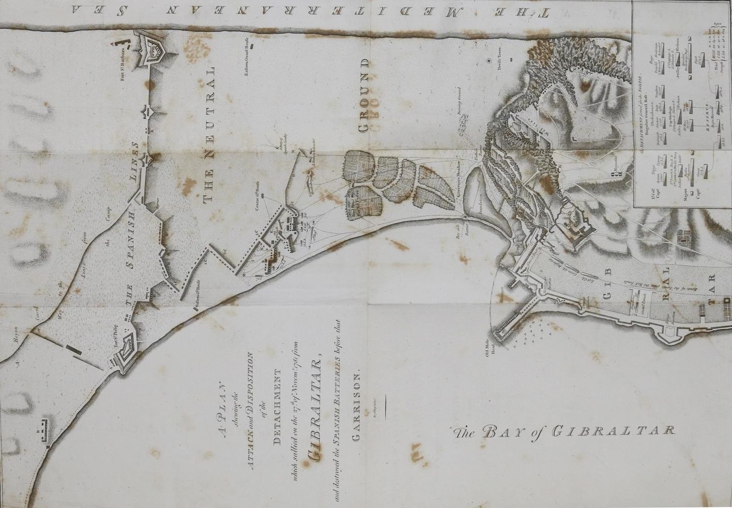 Große Abbildung Nr.1: 136-2110 Drinkwater,J.: (Verschiedene Länder - Geschichte, Gibraltar)