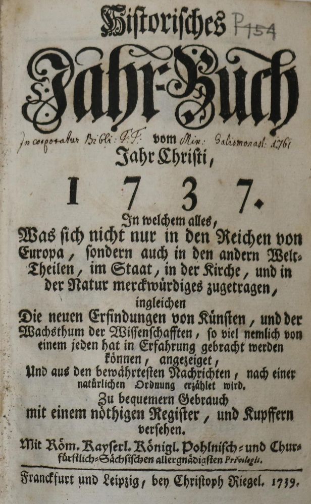 Große Abbildung Nr.1: 136-2133 Historisches Jahr-Buch: (Verschiedene Länder - Geschichte)