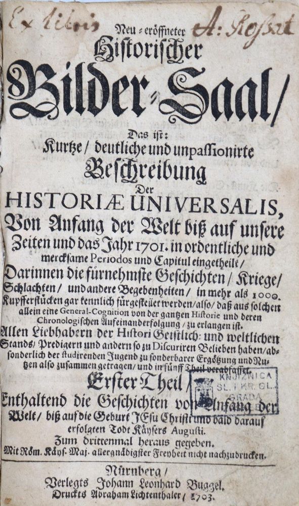 Große Abbildung Nr.3: 136-2135 Imhof,A.: (Verschiedene Länder - Geschichte)