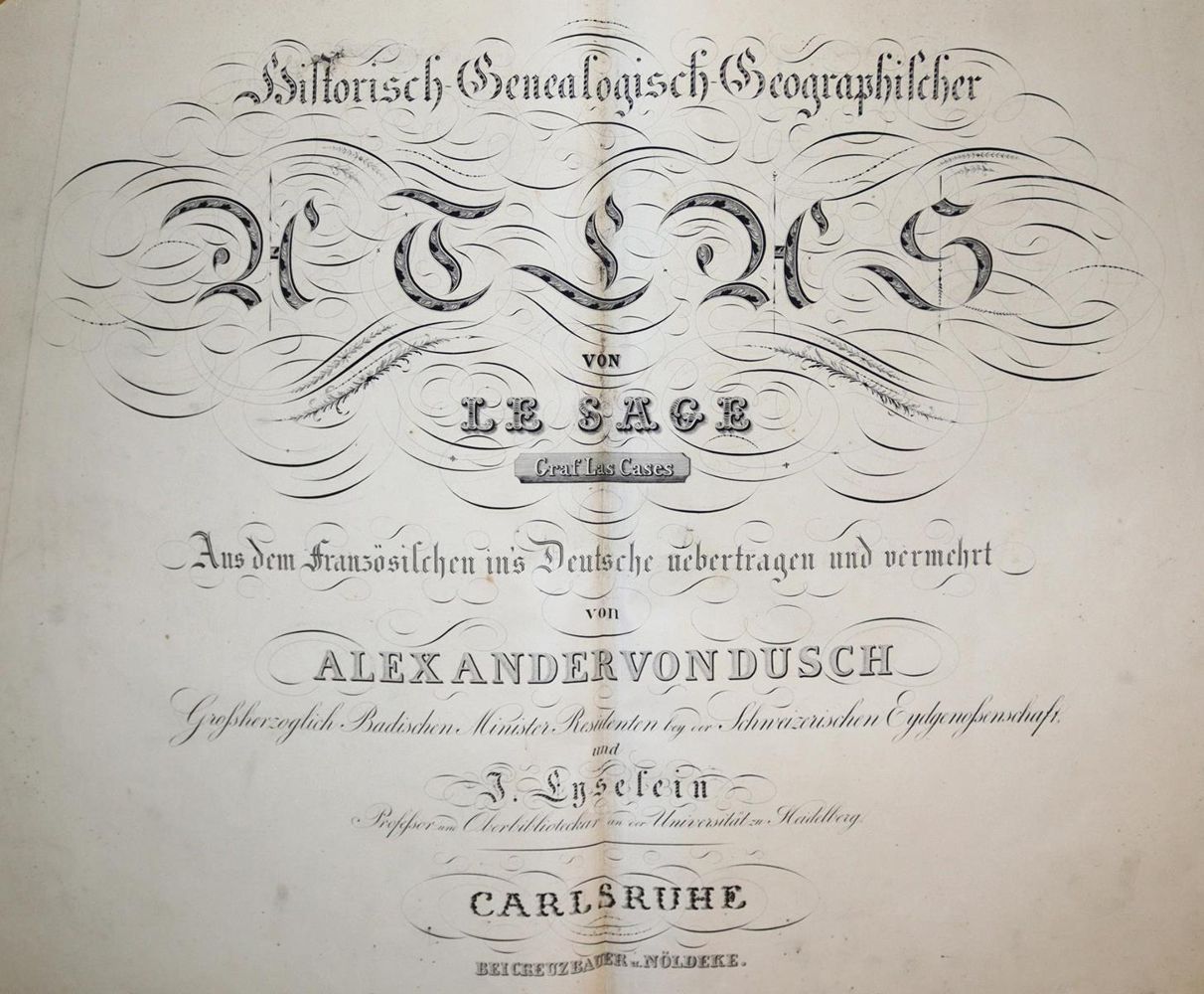 Große Abbildung Nr.1: 136-2140 Le Sage (d.i. Las Casas).: (Verschiedene Länder - Geschichte)
