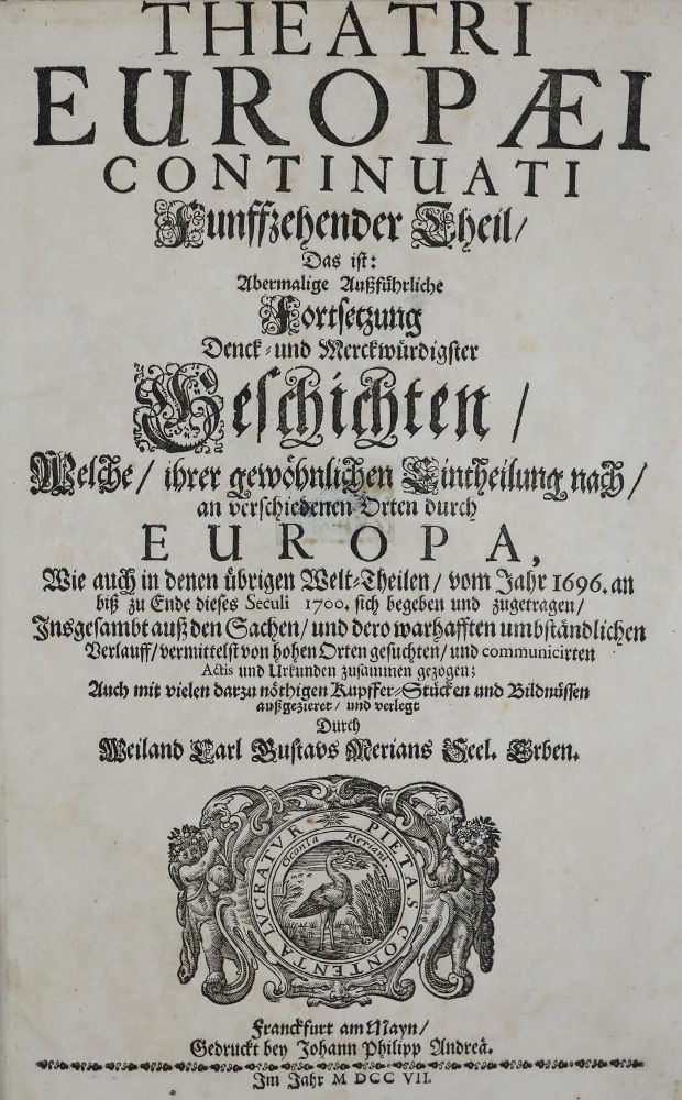 Große Abbildung Nr.2: 136-2146 Merian,M.: (Verschiedene Länder - Geschichte)