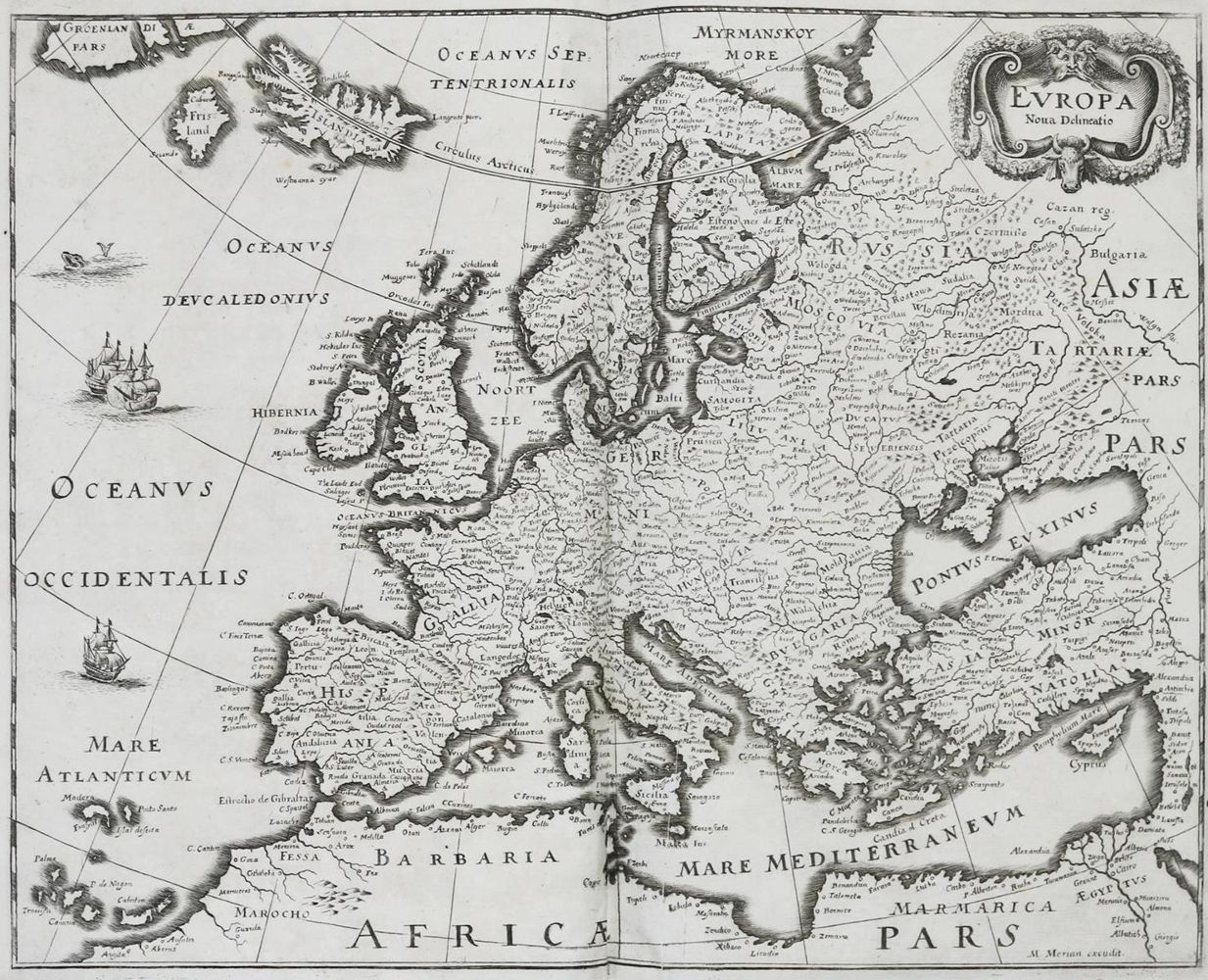 Große Abbildung Nr.3: 136-2146 Merian,M.: (Verschiedene Länder - Geschichte)