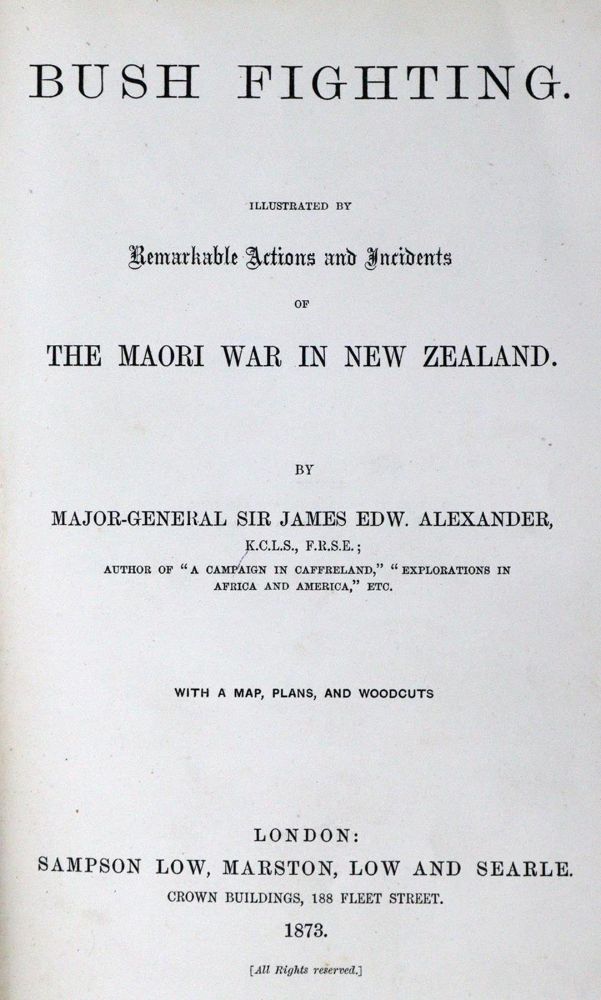 Große Abbildung Nr.1: 136-2150 Alexander,J.E.: (Verschiedene Länder - Geschichte, Neuseeland)