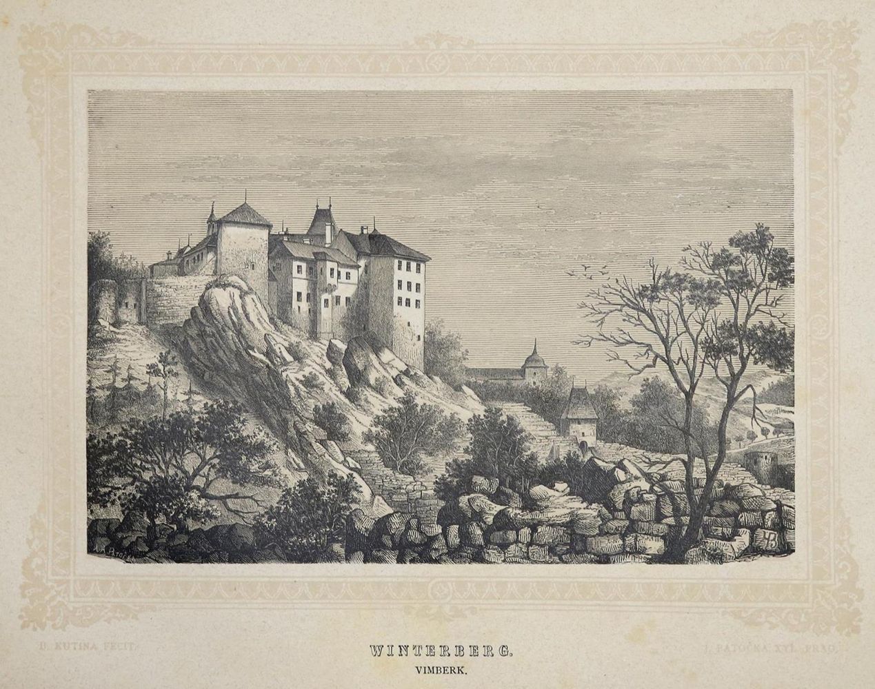 Große Abbildung Nr.1: 136-2172 Bernau,F.: (Verschiedene Länder - Geschichte, Tschechien, Böhmen)