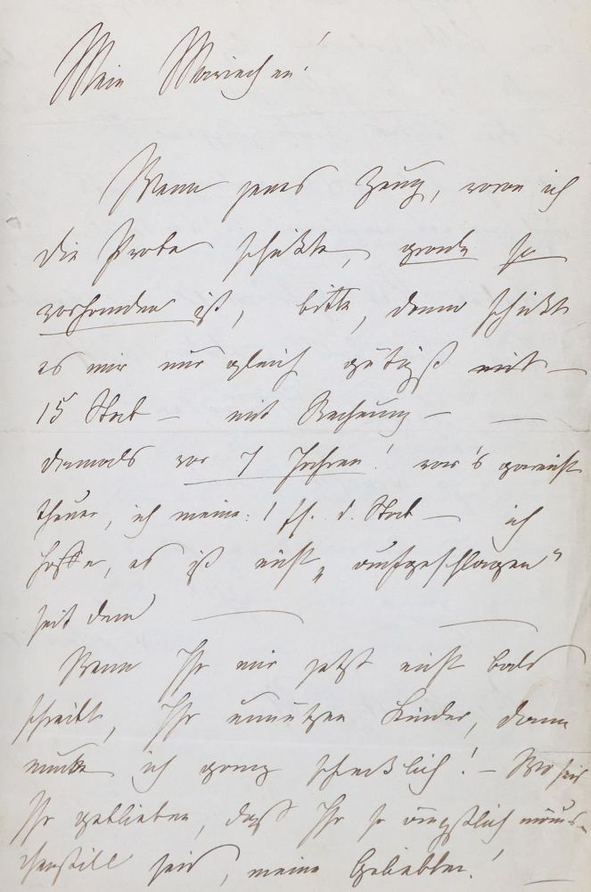 Große Abbildung Nr.1: 136-2184 Bismarck, Johanna von: (Autographen)