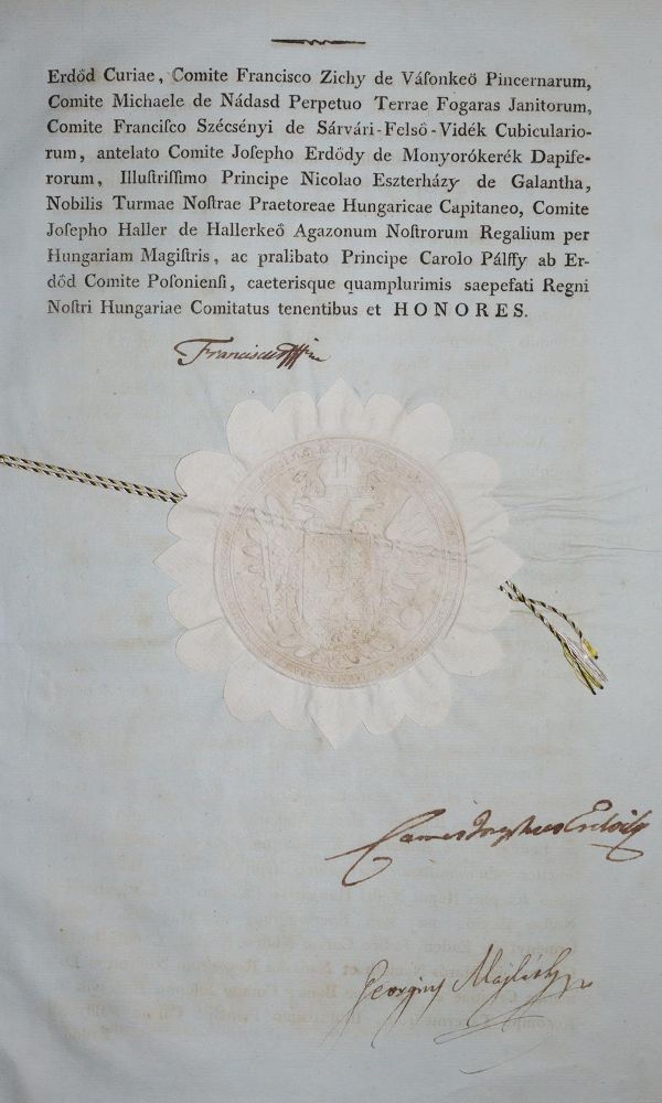 Große Abbildung Nr.10: 136-2191 Franz II. (HRR).: (Autographen)