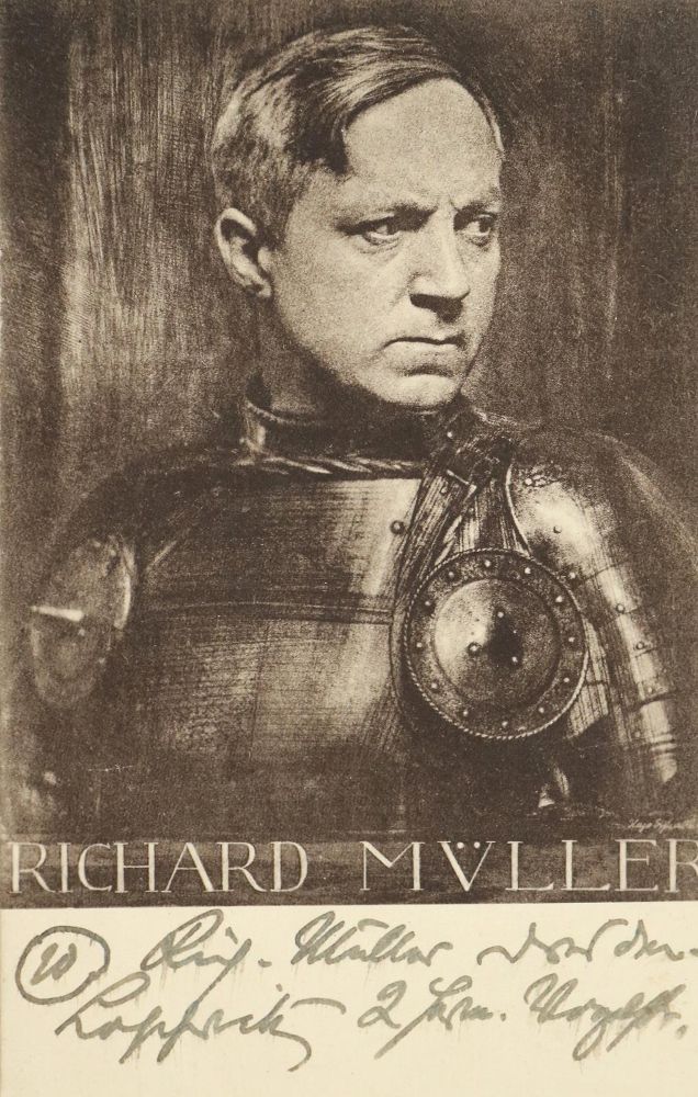 Große Abbildung Nr.1: 136-2208 Müller, Richard,: (Autographen)
