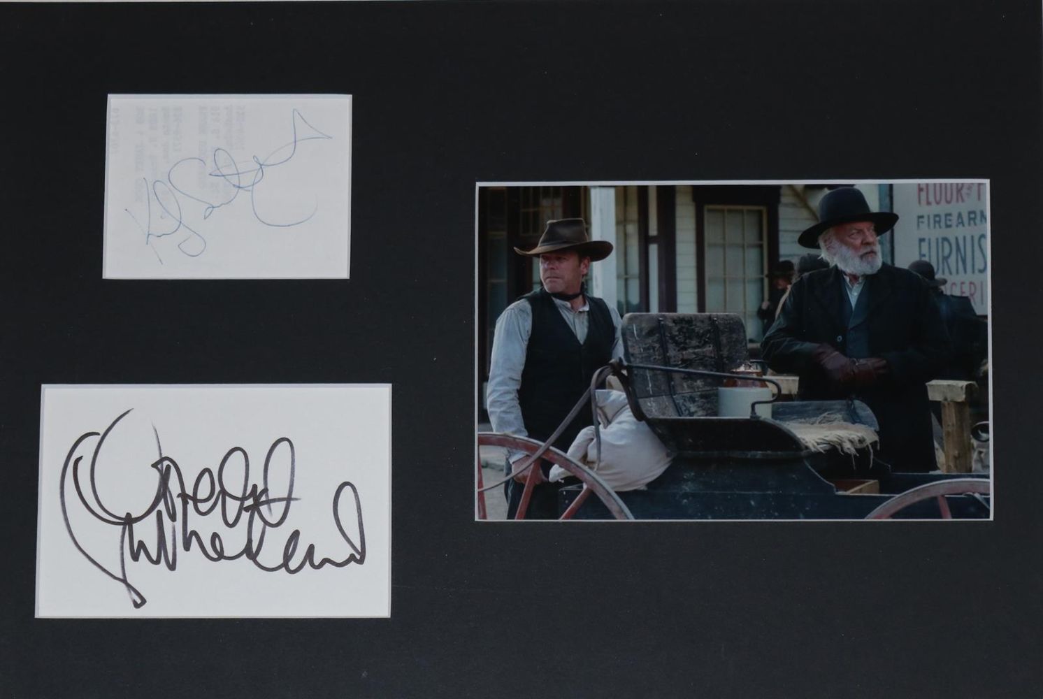 Große Abbildung Nr.1: 136-2227 Sutherland, Donald u. Kiefer.: (Autographen)