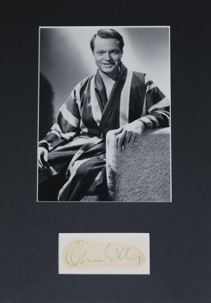 Große Abbildung Nr.1: 136-2230 Welles, Orson: (Autographen)