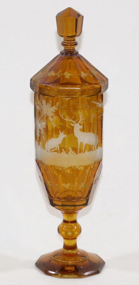 Große Abbildung Nr.1: 136-2244 Deckelpokal,: (Varia, Glas)