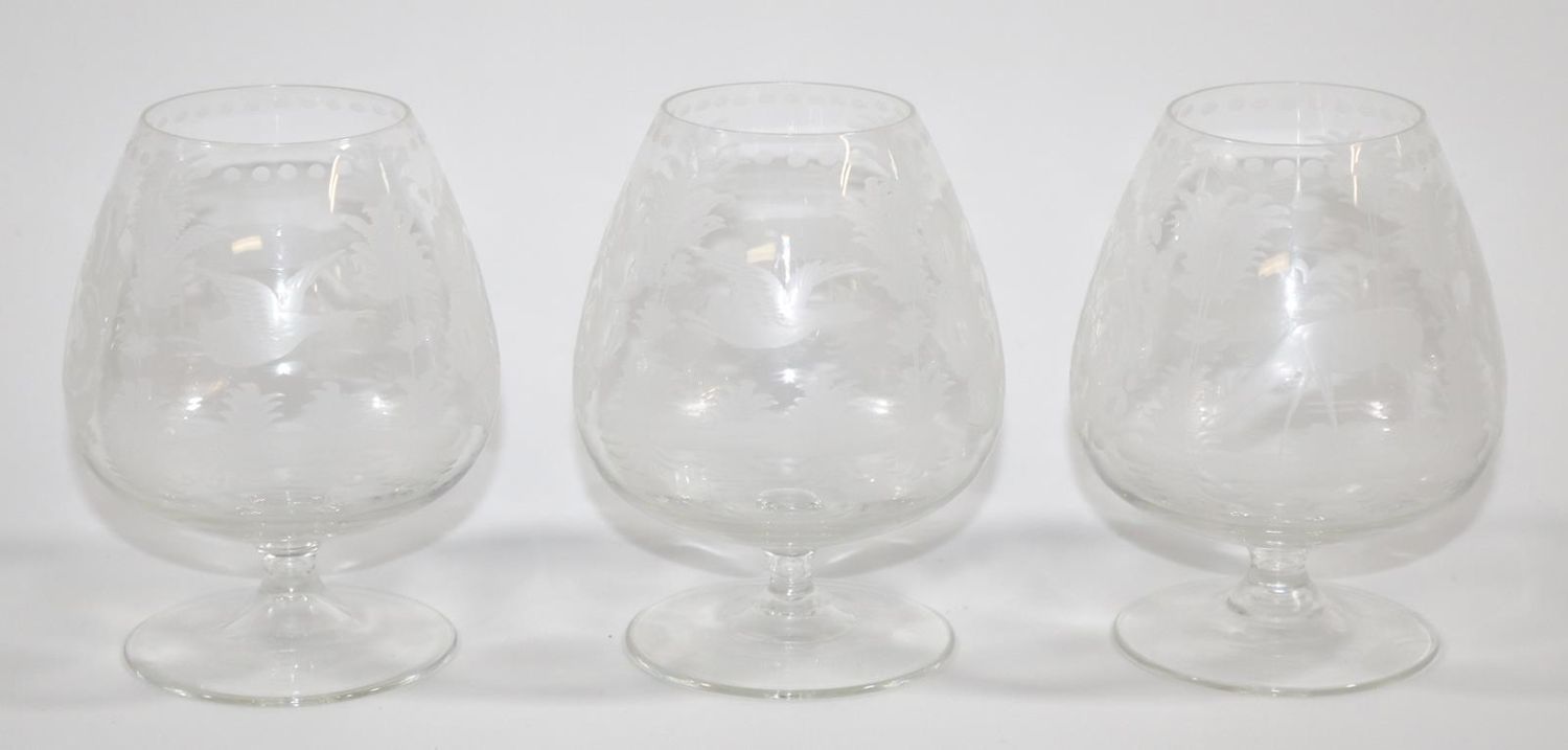 Große Abbildung Nr.1: 136-2245 Elegante Cognacschwenker.: (Varia, Glas)