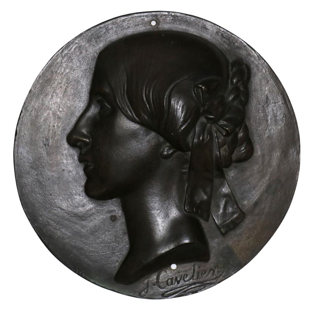 Große Abbildung Nr.1: 136-2269 Frauenportrait.: (Varia, Medaille)