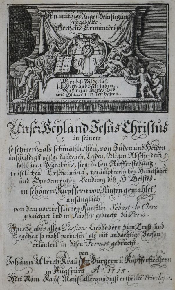 Große Abbildung Nr.1: 136-228 Krauß,J.U.: (Alte Drucke, Handschriften und Theologie)