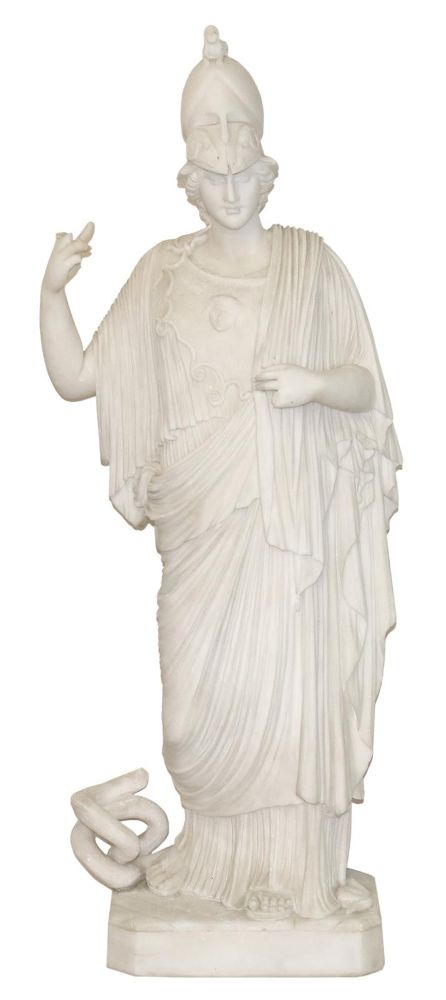 Große Abbildung Nr.1: 136-2308 Pallas Athene.: (Varia, Skulpturen - Plastiken)