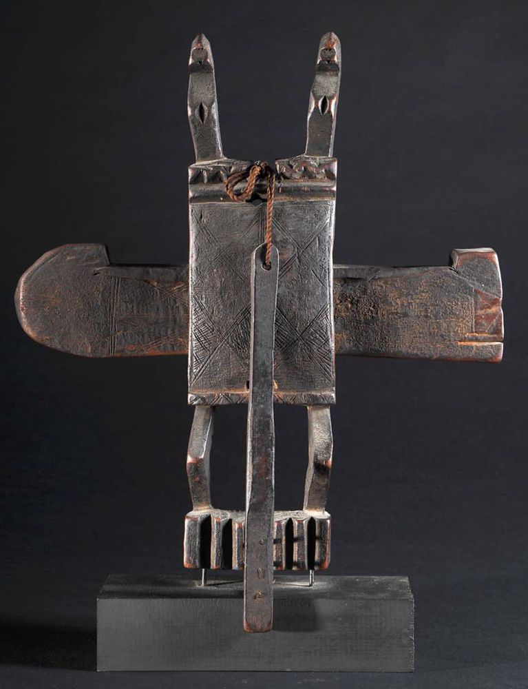 Große Abbildung Nr.2: 136-2321 Dogon Türschloß.: (Afrika)